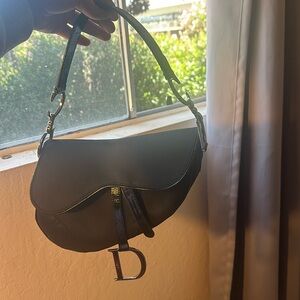 Authentic Christian Dior nylon Saddle Bag